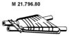 BMW 18121745166 Middle Silencer